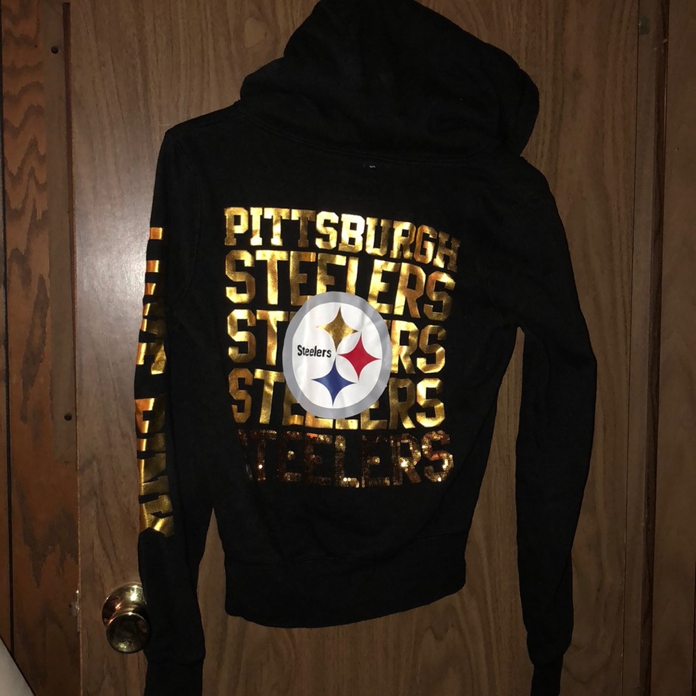 STEELERS PINK ZIP UP